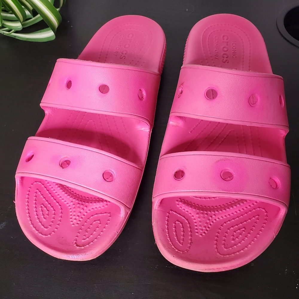 Pink Slip on CROCS
